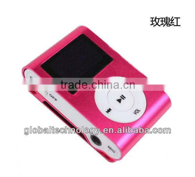 Cheap Clip MP3 Player With LCD Screen