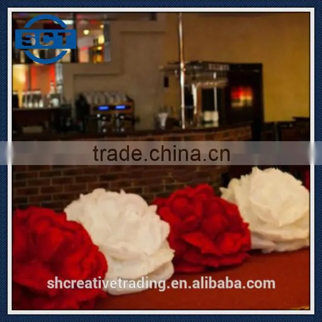 Inflatable Rose Flower for Wedding Aisle Decorations