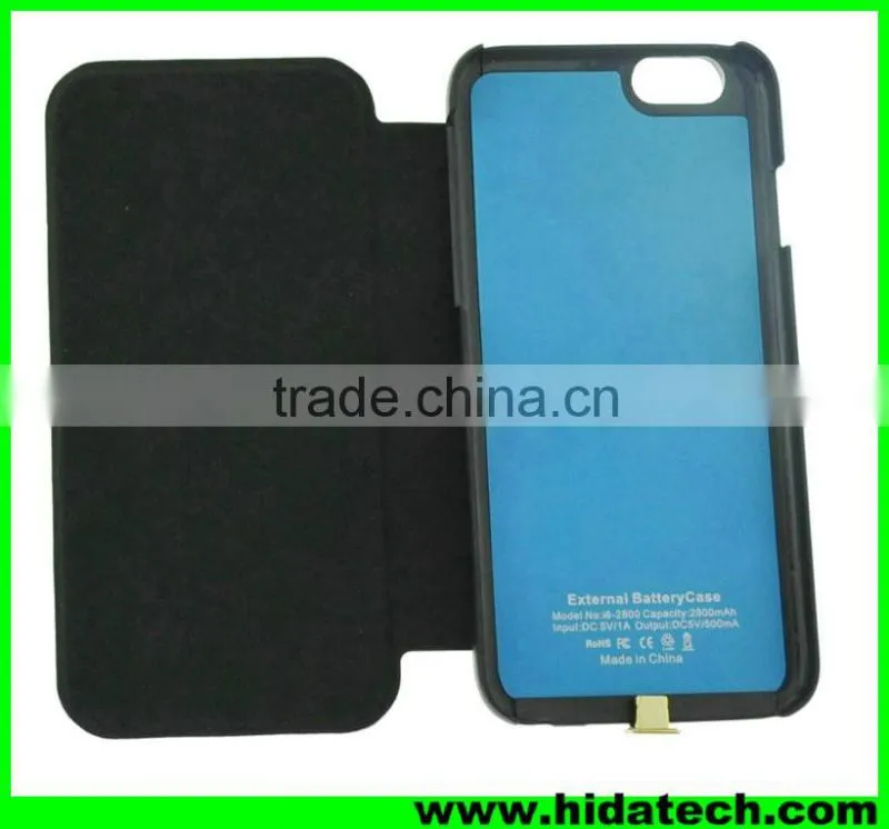 3200mah solar mobile charger phone case for iPhone 6 power bank