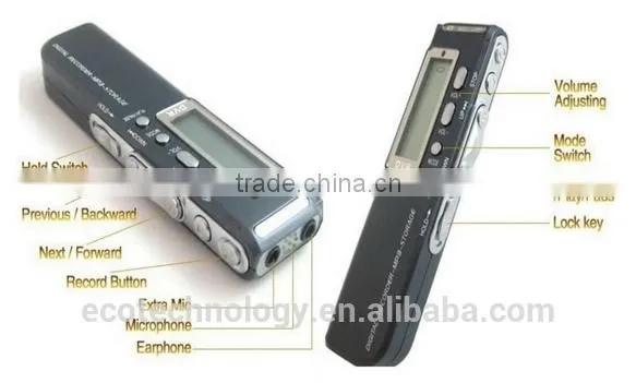 K80 Digital Voice Recorder with Time Display and Stereo Recording Function voice recording module