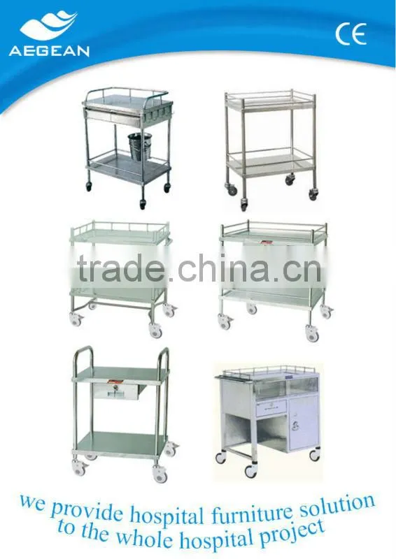 AG-SS029 Top quality! Adjustable stainless steel anesthesia table