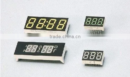 single color 0.36 inch 7 segment led display 2 digit