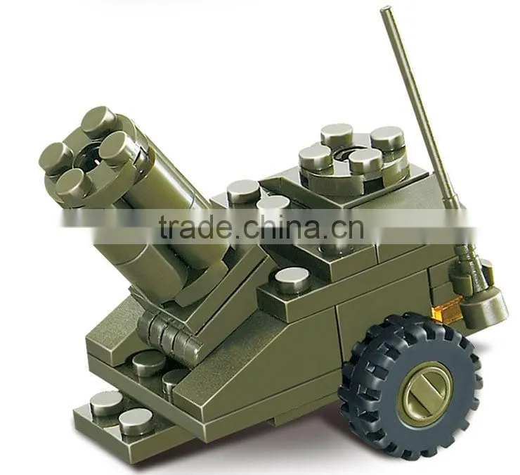 bd-7530295 children building block Munitions depot plastic intelligent building block 93pcs
