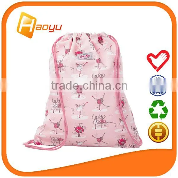 Promotionals clear vinyl drawstring bag with customized ideas