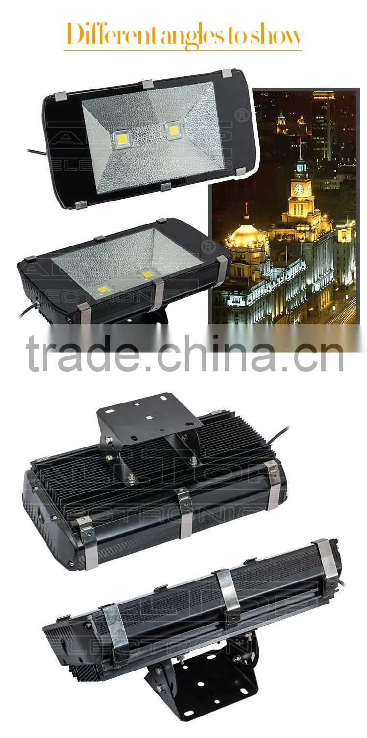 Outdoor IP67 waterproof bridgelux cob led floodlight 200w