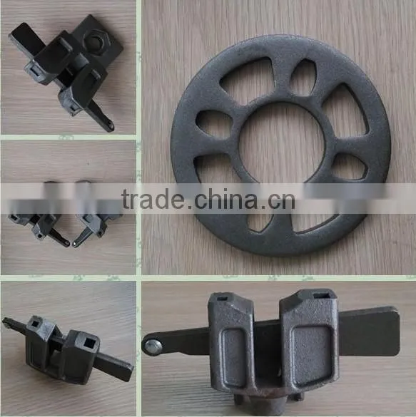 Ringlock scaffolding system casted Ledger end