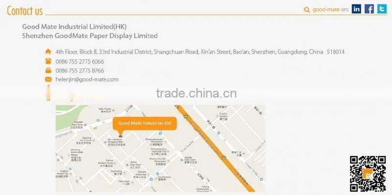 Retail Store Corrugated Cardboard Display for Gift Bag