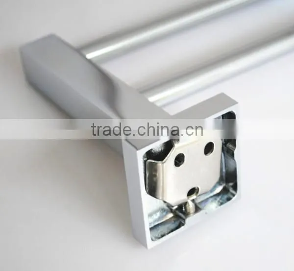 60cm High Quality Brass Chrome Metal Towel rail, Towel Holder Bath Towel Rack Double Bar Bathroom Hardware Accessories
