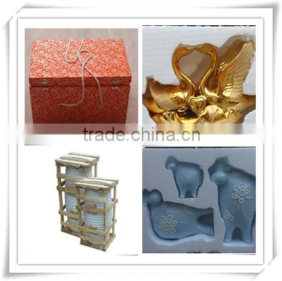 Gold outline home goods ceramic vase table lamp in bedroom