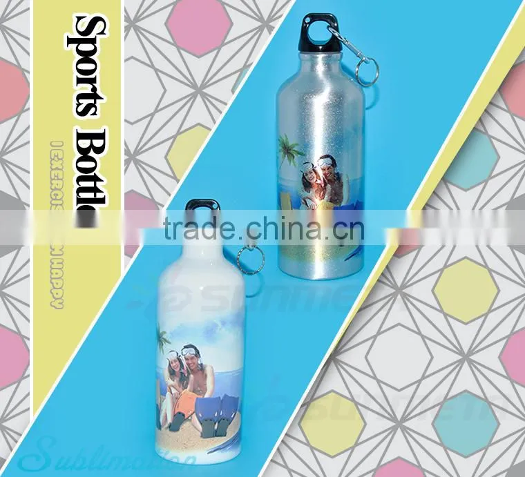 Sublimation Aluminium Sports Water bottle 400 ML 500ml 600ML