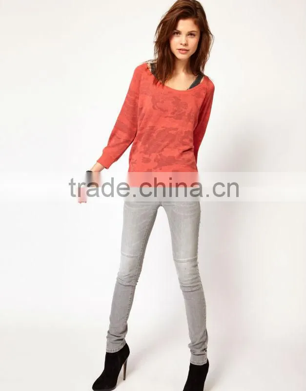 Factory Price Women's Sweatshirts Without Hood Wholesale Fashionable New Style Jersey Sweatshirts