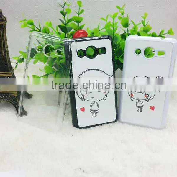 New blank sublimation cover for Samsung Core 2 G3558 with sublimation aluminum inserts