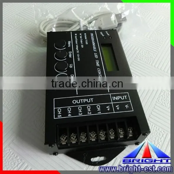 Dimmable Programmable time led light controller tc420