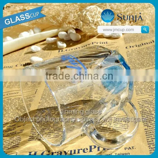 hot sales drinking glass cup crystal unique design glass tea cup