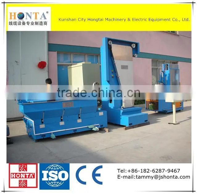 Aluminum Rod Breakdown Machine With Annealer, Wire and Cable Making Equipment