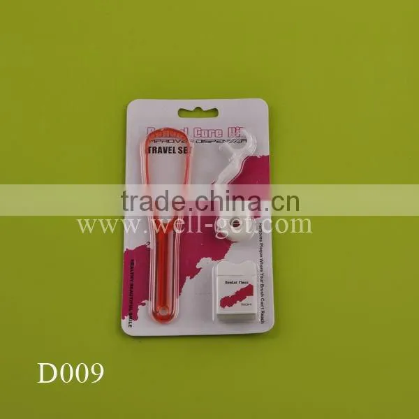 Dental floss and dental tape set