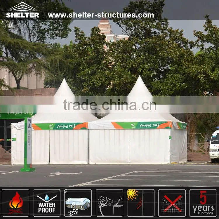 10 people 5*5m luxury aluminium frame outdoor canopy tent for golf event