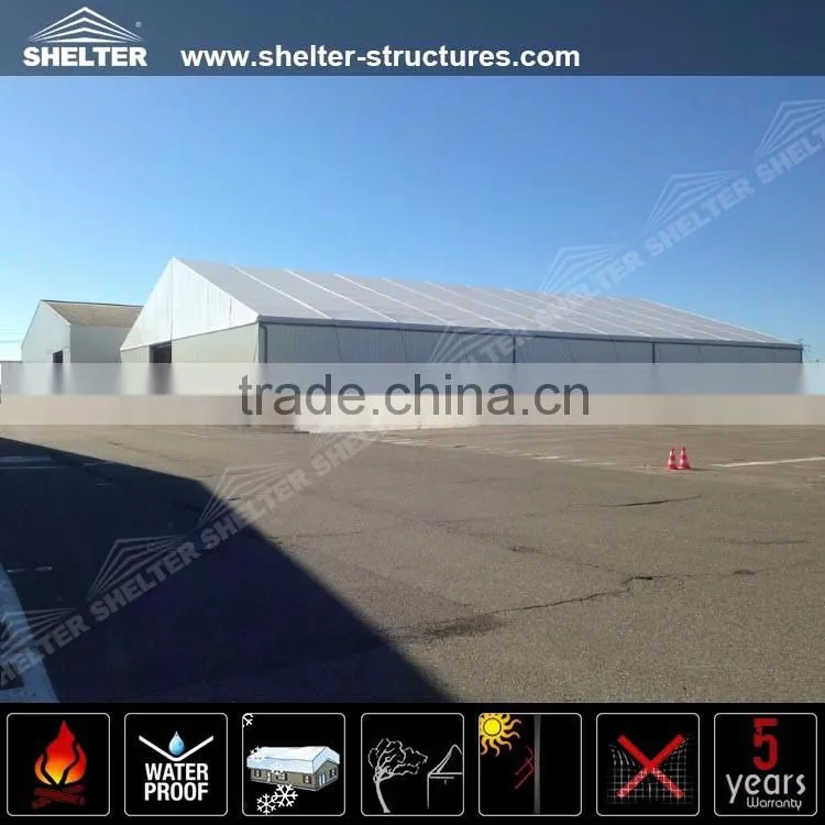 large outdoor motorcycle storage tent