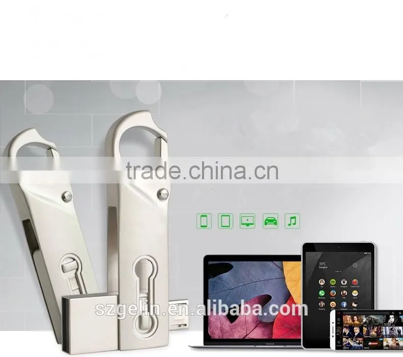 Key chain and usb flash drive double use aluminum material usb 2.0