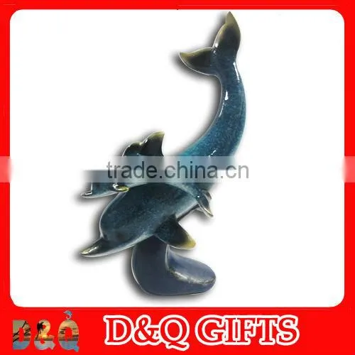 Souvenir polyresin dolphin figurine