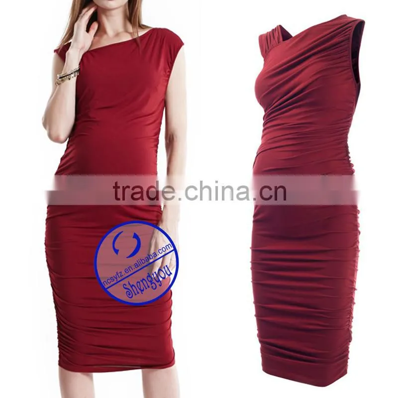 Custom dress designs for ladies, maternity dress with high quality