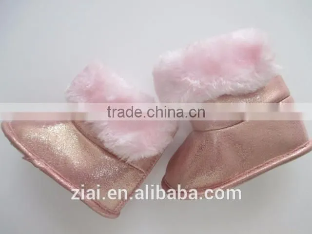 Wholesale glitter baby shoes warmly winter baby girl Boots winter