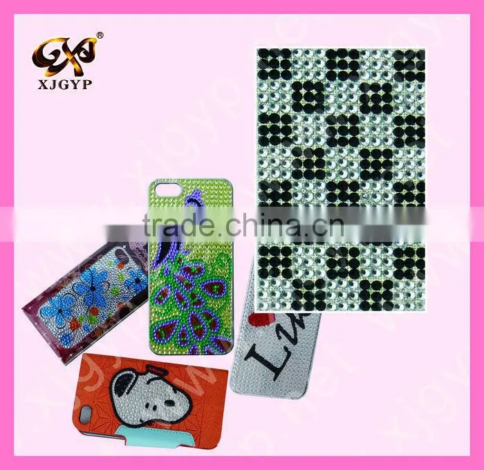 Diamond crystal rhinestones decal for mobile phone DECAL7038