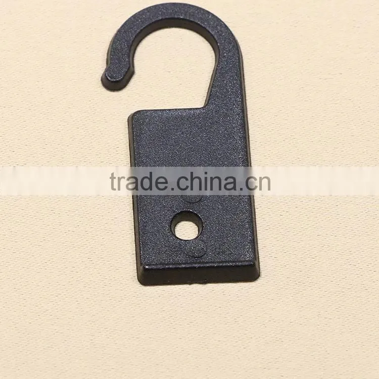 Small plastic hanger hooks for display