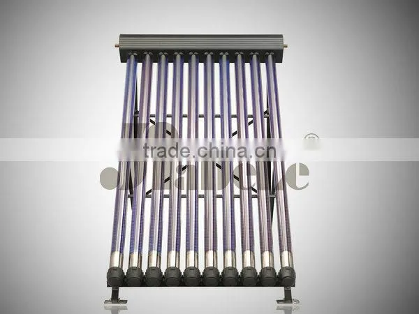 Pressurized solar collector with 70mm metal glass vacuum heat pipe tube