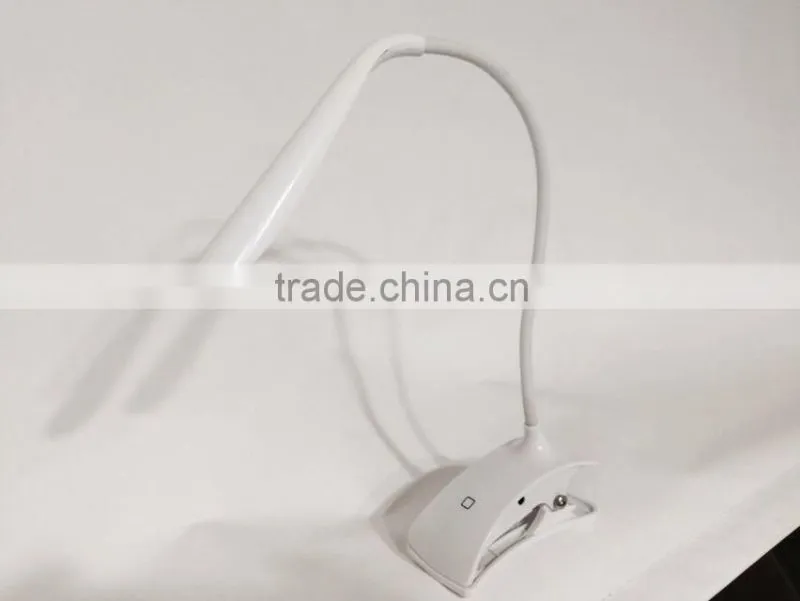 ABS plastic mini white led bed light student use eye protection led reading lights