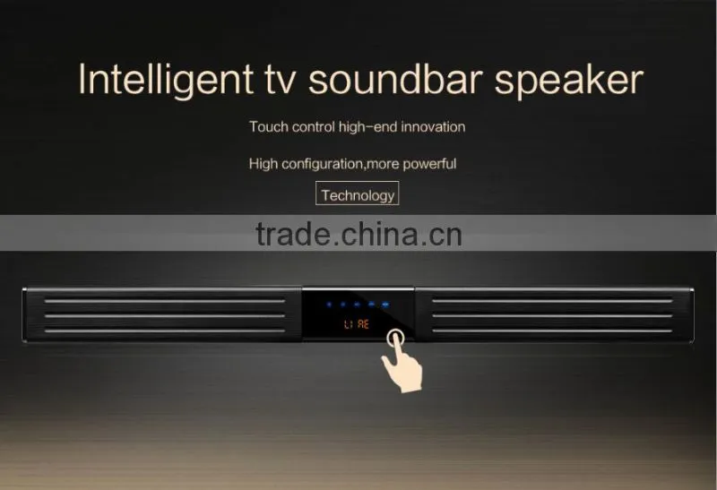 Aux in/Optical/USB/Bluetooth soundbar,hifi soundbar speaker for home theatre system with bass