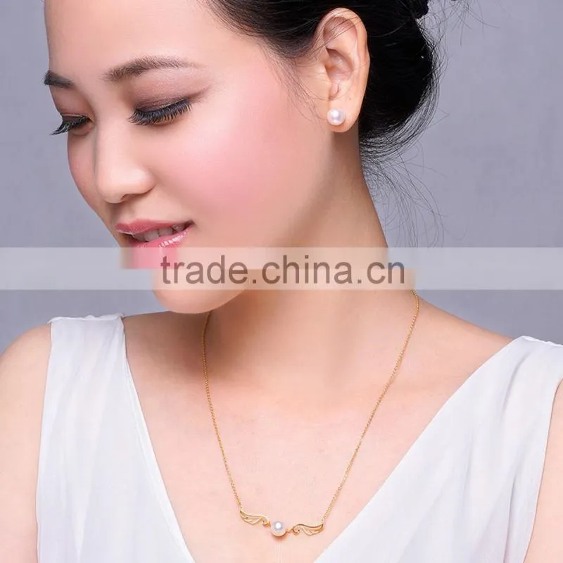 genuine freshwater culture real pearls pendant for women