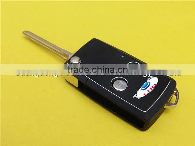 Free Shipping Toyota 2 buttons flip modified key cover