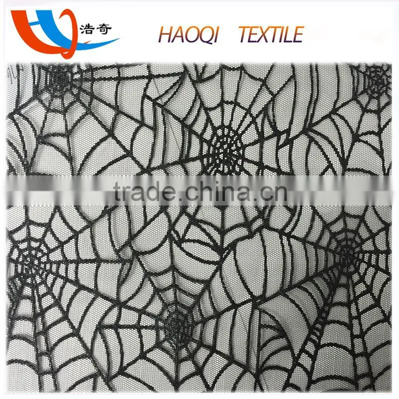 new printed design 100 polyester mesh fabric for girls party dresses