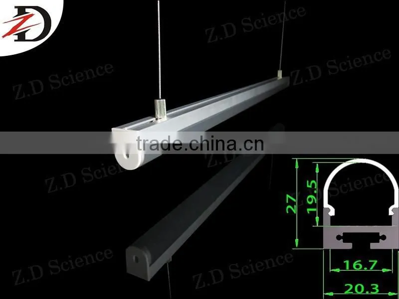 Good Price Ceiling Light Aluminium LED Profile With Double Row Strip LED