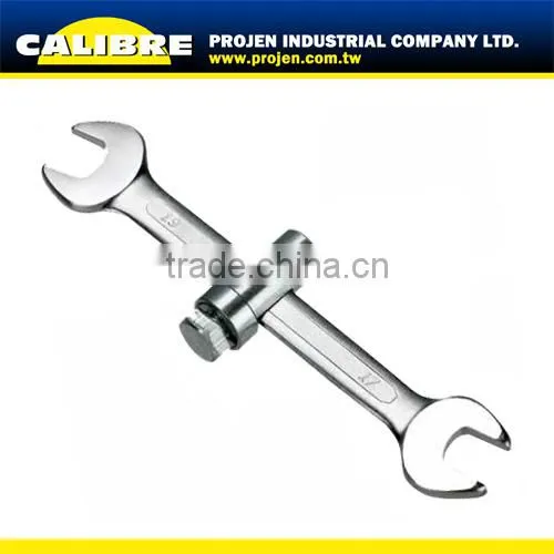 CALIBRE Hand Tool 10x12mm Double Open Flexible head flare nut wrench