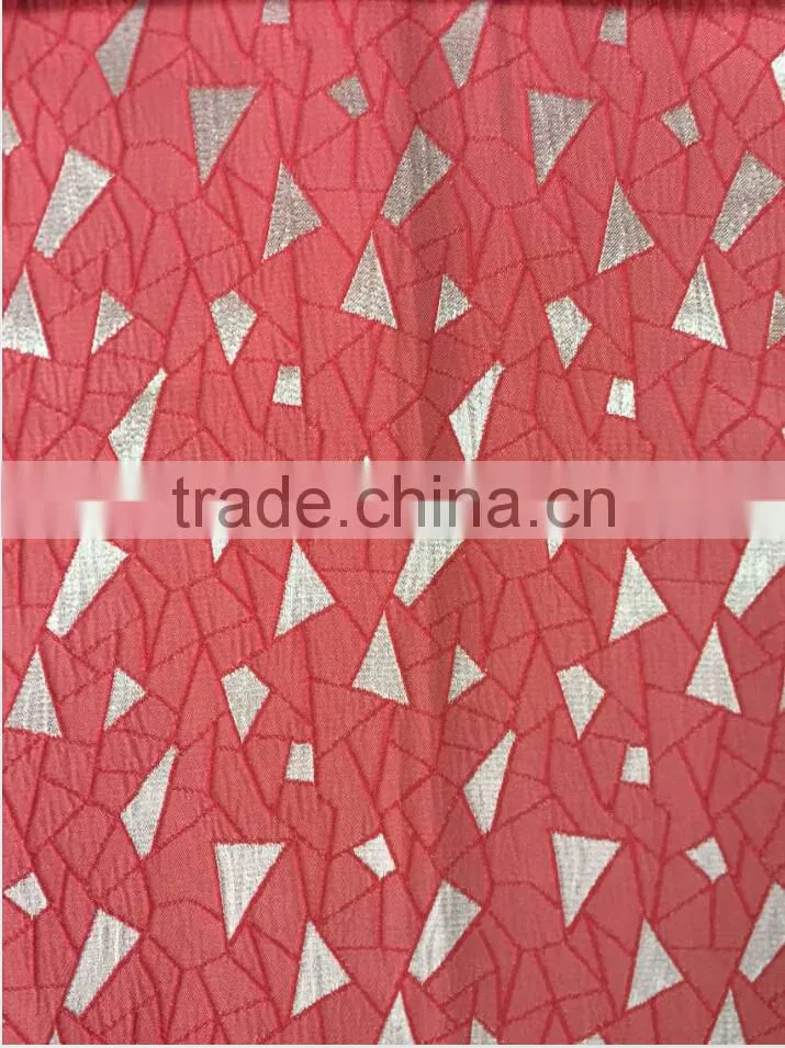 97%polyester 3%spandex woven Jacquard for dess, trousers, coat or home textile