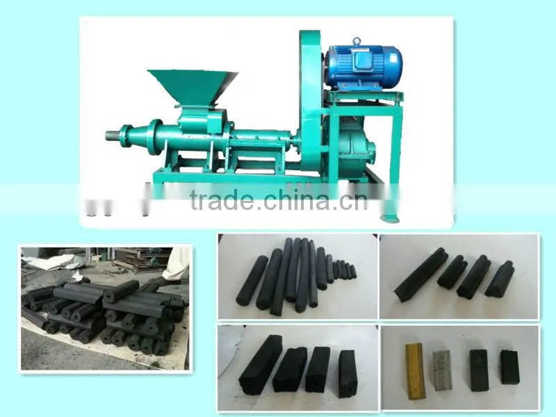 Charcoal dust rods extruder machine