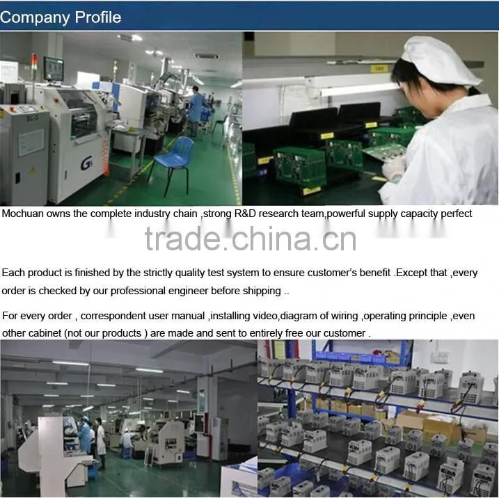 1 to 3 pase motor 0.75kw AC variable speed 220v to 380v frequency converter