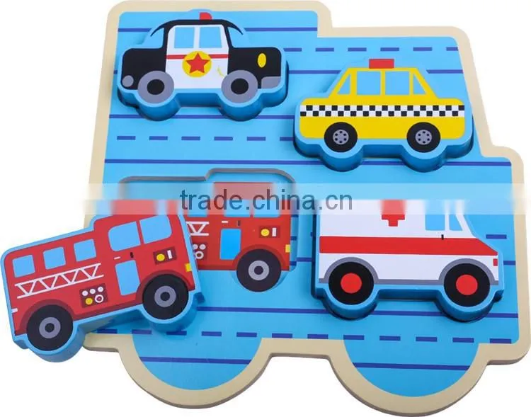 Export Europe Intelligence Farm Animal Assemble 3d Puzzle Wooden Toy