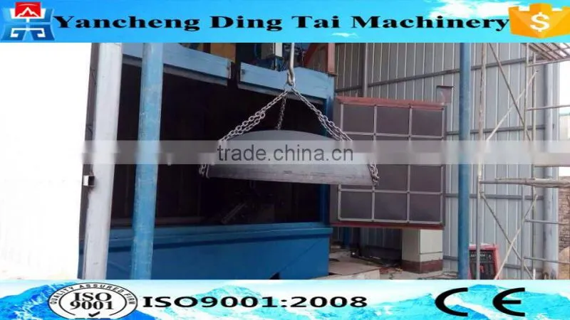 Dish head sandblasting machine