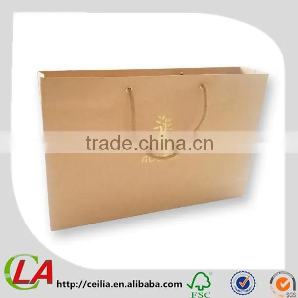 Good Quality OEM & ODM Kraft Paper Bag With Twist Rope Handle