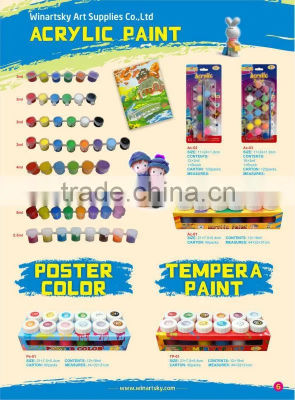 Acrylic Emulsion Paint For Children to Draw