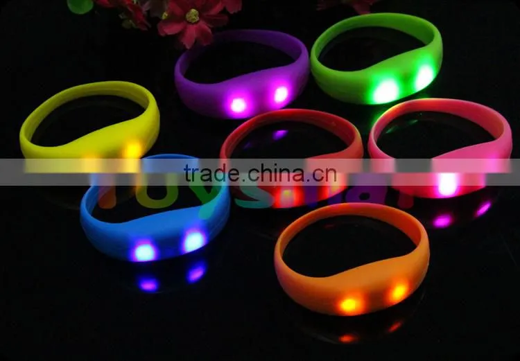 LED silicon bracelet parties party supplies gifts & crafts