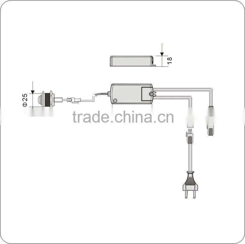 500W PIR Sensor Switch,motion sensor switch for led lights,movement sensor switch
