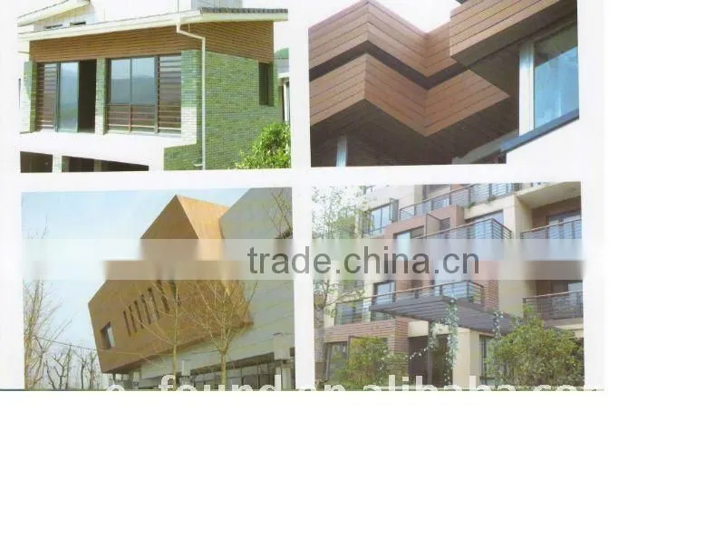 YC-WPC02 WPC wood plastic composite decking