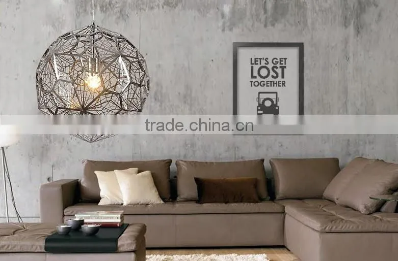 Unique Design Decorative Pendent Light Stainless steel Ball Pendent Lamp