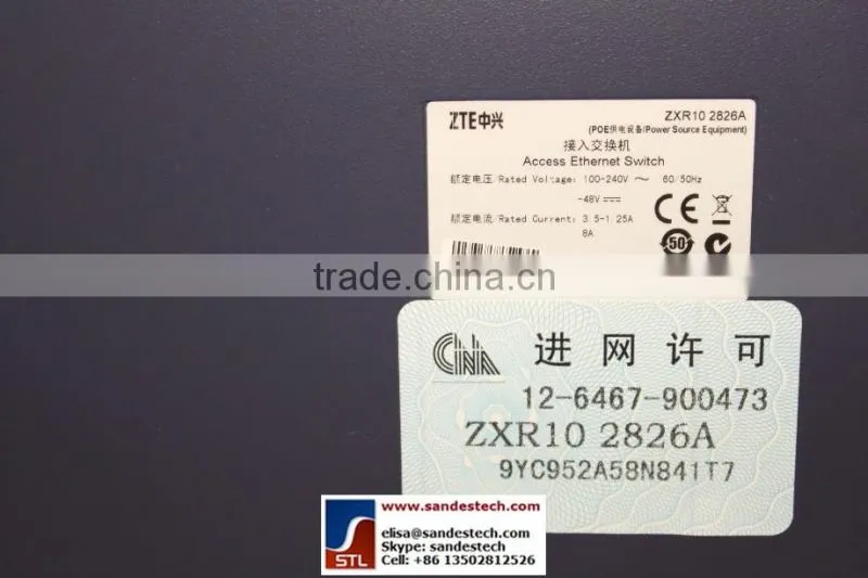 ZTE RS-2826A-PS-AC ZTE ZXR10 2826A-PS-AC L2 Access Ethernet Switches RS-2818S RS-2826S RS-2852S RS-2826A-PS