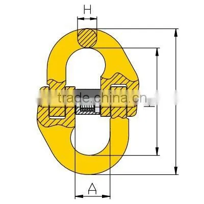 European Type Alloy Steel Connecting Link