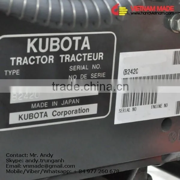 KUBOTA tractor parts model B2420